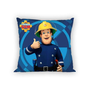 Federa cuscino "Sam il pompiere" blu - Erregimodabimbo