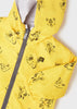 Giacca a vento reversibile neonato Mayoral giallo e grigio "Safari"