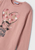 Maglietta bambina Mayoral stampa rosa
