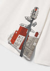 Maglietta bambino Mayoral grafica "London"