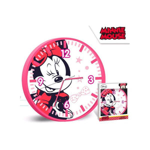 Orologio da parete Disney Minnie Mouse rosa - Erregimodabimbo