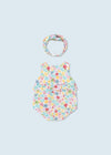 Pagliaccetto neonata Mayoral Newborn stampa con fascetta multicolor