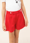 Pantaloncino elegante bambina Mayoral rosso