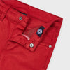 Pantalone basic bambino Mayoral 5 tasche slim fit Rosso