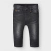 Pantalone jeans neonato Mayoral slim fit nero