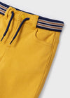 Pantalone soft Jogger neonato Mayoral giallo