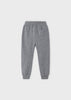 Pantaloni tuta basic bambino Mayoral cotone garzato grigio