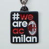 Portachiavi Ufficiale A.C. Milan quadrato con logo