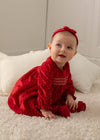 Scarpe balerine rosse neonata con fascietta Mayoral Newborn