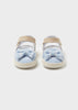 Espadrillas sandali fiocco azzurro neonata Mayoral Newborn