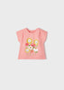 Set 2 T-Shirt neonato Mayoral rosa stampa florelae