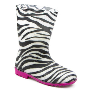 Stivali pioggia bambina Apollo Boots zebrati - Erregimodabimbo