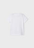 T-shirt bambino Mayoral cotone sotenibile "Wild" bianco
