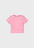 T-Shirt rosa arricciata bambina Mayoral