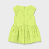 Vestito manica corta neonata Mayoral verde fantasia